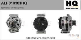 HQ ALF810301HQ - ALT NUEVO BOSCH Type 12V 150Amp PFR6