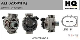 HQ ALF620501HQ - ALT NUEVO BOSCH Type 12V 150Amp PR6