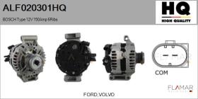 HQ ALF020301HQ - ALT NUEVO BOSCH Type 12V 150Amp PR6