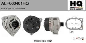 HQ ALF660401HQ - ALT NUEVO BOSCH Type 12V 150Amp PR6