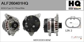 HQ ALF260401HQ - ALT NUEVO BOSCH Type 12V 175Amp PR5