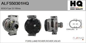 HQ ALF550301HQ - ALT NUEVO BOSCH Type 12V 180Amp