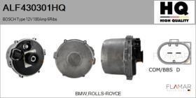 HQ ALF430301HQ - ALT NUEVO BOSCH Type 12V 180Amp PR6