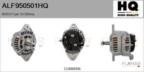 HQ ALF950501HQ - ALT NUEVO BOSCH Type 12V 200Amp
