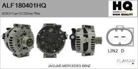 HQ ALF180401HQ - ALT NUEVO BOSCH Type 12V 220Amp PFR7