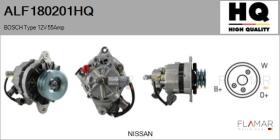 HQ ALF180201HQ - ALT NUEVO BOSCH Type 12V 55Amp