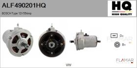 HQ ALF490201HQ - ALT NUEVO BOSCH Type 12V 55Amp