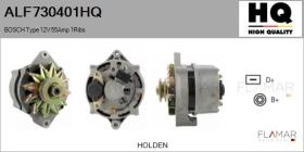 HQ ALF730401HQ - ALT NUEVO BOSCH Type 12V 55Amp PV1
