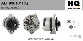 HQ ALF890101HQ - ALT NUEVO BOSCH Type 12V 65Amp