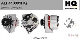 HQ ALF410001HQ - ALT NUEVO BOSCH Type 12V 65Amp DP2