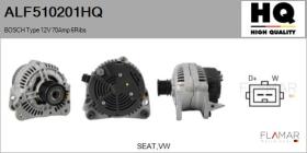 HQ ALF510201HQ - ALT NUEVO BOSCH Type 12V 70Amp PFR6