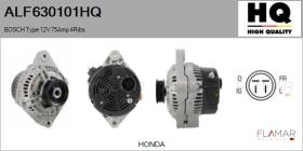 HQ ALF630101HQ - ALT NUEVO BOSCH Type 12V 75Amp PR4