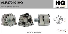 HQ ALF870401HQ - ALT NUEVO BOSCH Type 12V 80Amp PV6