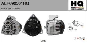 HQ ALF690501HQ - ALT NUEVO BOSCH Type 12V 90Amp