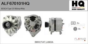 HQ ALF670101HQ - ALT NUEVO BOSCH Type 12V 90Amp PR4