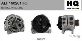 HQ ALF160201HQ - ALT NUEVO BOSCH Type 12V 90Amp PR5