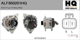 HQ ALF850201HQ - ALT NUEVO BOSCH Type 12V 90Amp PR5