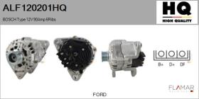 HQ ALF120201HQ - ALT NUEVO BOSCH Type 12V 90Amp PR6