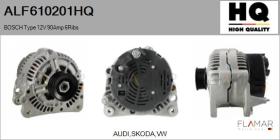 HQ ALF610201HQ - ALT NUEVO BOSCH Type 12V 90Amp PR6