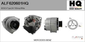 HQ ALF620601HQ - ALT NUEVO BOSCH Type 24V 100Amp PR9