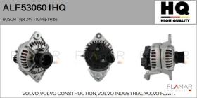 HQ ALF530601HQ - ALT NUEVO BOSCH Type 24V 110Amp PR8
