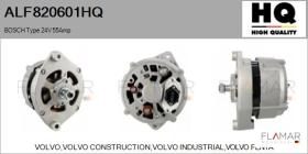 HQ ALF820601HQ - ALT NUEVO BOSCH Type 24V 55Amp