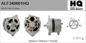 HQ ALF340601HQ - ALT NUEVO BOSCH Type 24V 80Amp