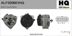 HQ ALF020601HQ - ALT NUEVO BOSCH Type 24V 90Amp