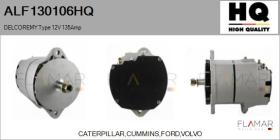 HQ ALF130106HQ - ALT NUEVO DELCOREMY Type 12V 135Amp