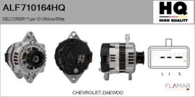 HQ ALF710164HQ - ALT NUEVO DELCOREMY Type 12V 85Amp PFR6