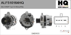 HQ ALF510164HQ - ALT NUEVO DELCOREMY Type 12V 85Amp PR5