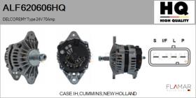 HQ ALF620606HQ - ALT NUEVO DELCOREMY Type 24V