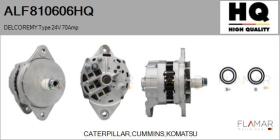 HQ ALF810606HQ - ALT NUEVO DELCOREMY Type 24V 70Amp