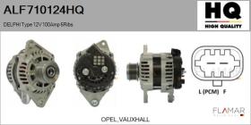 HQ ALF710124HQ - ALT NUEVO DELPHI Type 12V 100Amp PFR6