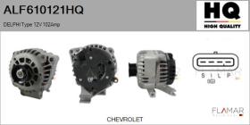 HQ ALF610121HQ - ALT NUEVO DELPHI Type 12V 102Amp