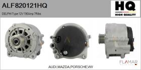 HQ ALF820121HQ - ALT NUEVO DELPHI Type 12V 190Amp PR7