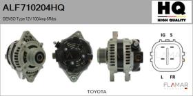 HQ ALF710204HQ - ALT NUEVO DENSO Type 12V 100Amp PFR6