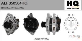 HQ ALF350504HQ - ALT NUEVO DENSO Type 12V 100Amp PFR7