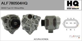 HQ ALF780504HQ - ALT NUEVO DENSO Type 12V 105Amp PR6