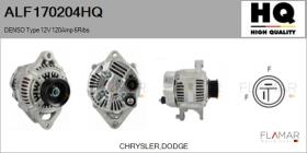 HQ ALF170204HQ - ALT NUEVO DENSO Type 12V 120Amp PR6