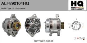 HQ ALF890104HQ - ALT NUEVO DENSO Type 12V 125Amp PR6