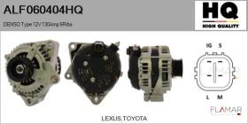 HQ ALF060404HQ - ALT NUEVO DENSO Type 12V 130Amp PR6