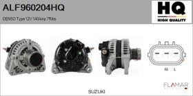 HQ ALF960204HQ - ALT NUEVO DENSO Type 12V 140Amp PFR7