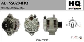 HQ ALF520204HQ - ALT NUEVO DENSO Type 12V 140Amp PR8