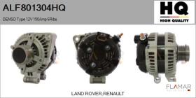 HQ ALF801304HQ - ALT NUEVO DENSO Type 12V 150Amp PFR6
