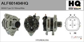 HQ ALF601404HQ - ALT NUEVO DENSO Type 12V 150Amp PFR6