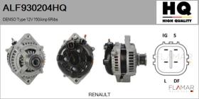 HQ ALF930204HQ - ALT NUEVO DENSO Type 12V 150Amp PFR6
