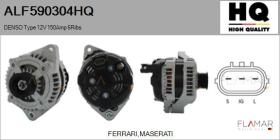 HQ ALF590304HQ - ALT NUEVO DENSO Type 12V 150Amp PR6