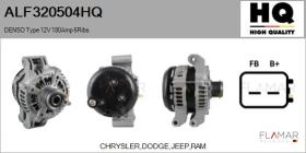 HQ ALF320504HQ - ALT NUEVO DENSO Type 12V 180Amp PFR6