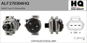 HQ ALF270304HQ - ALT NUEVO DENSO Type 12V 220Amp PFR6